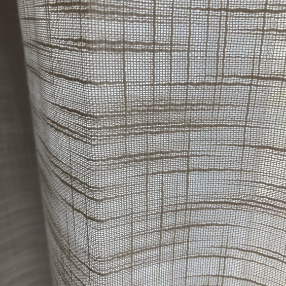 Linen Texture Beige Curtain Panels - Picture 4 of 4
